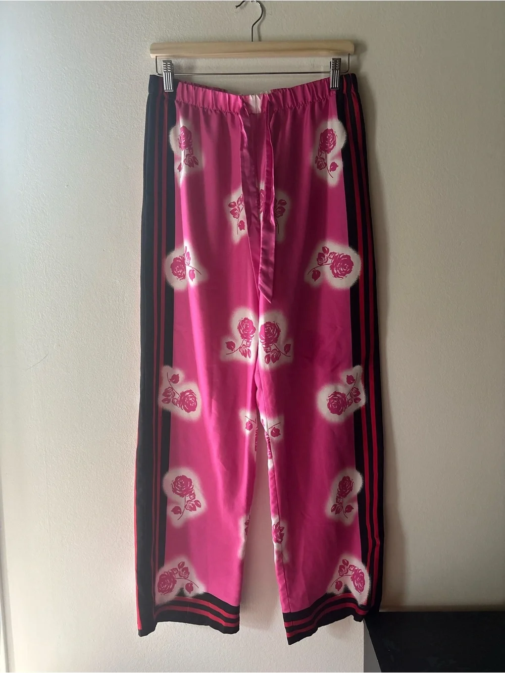 🎀 Y2K Victoria's Secret Pink Rose Satin Lounge Pants 🎀